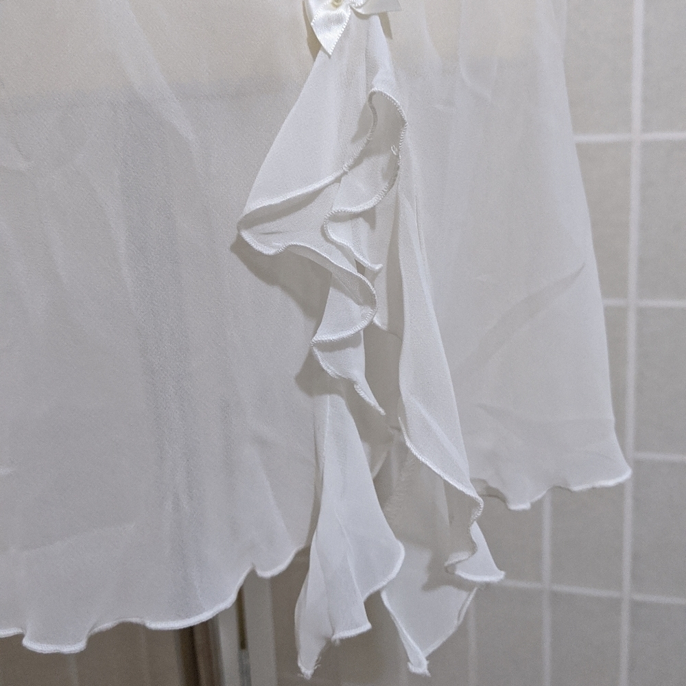 Romantic chemise embroidered lace babydoll nightie XS - Picture 4 of 7